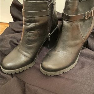 🌲Black ankle bootie Sam Edelman/Cures boots size 10